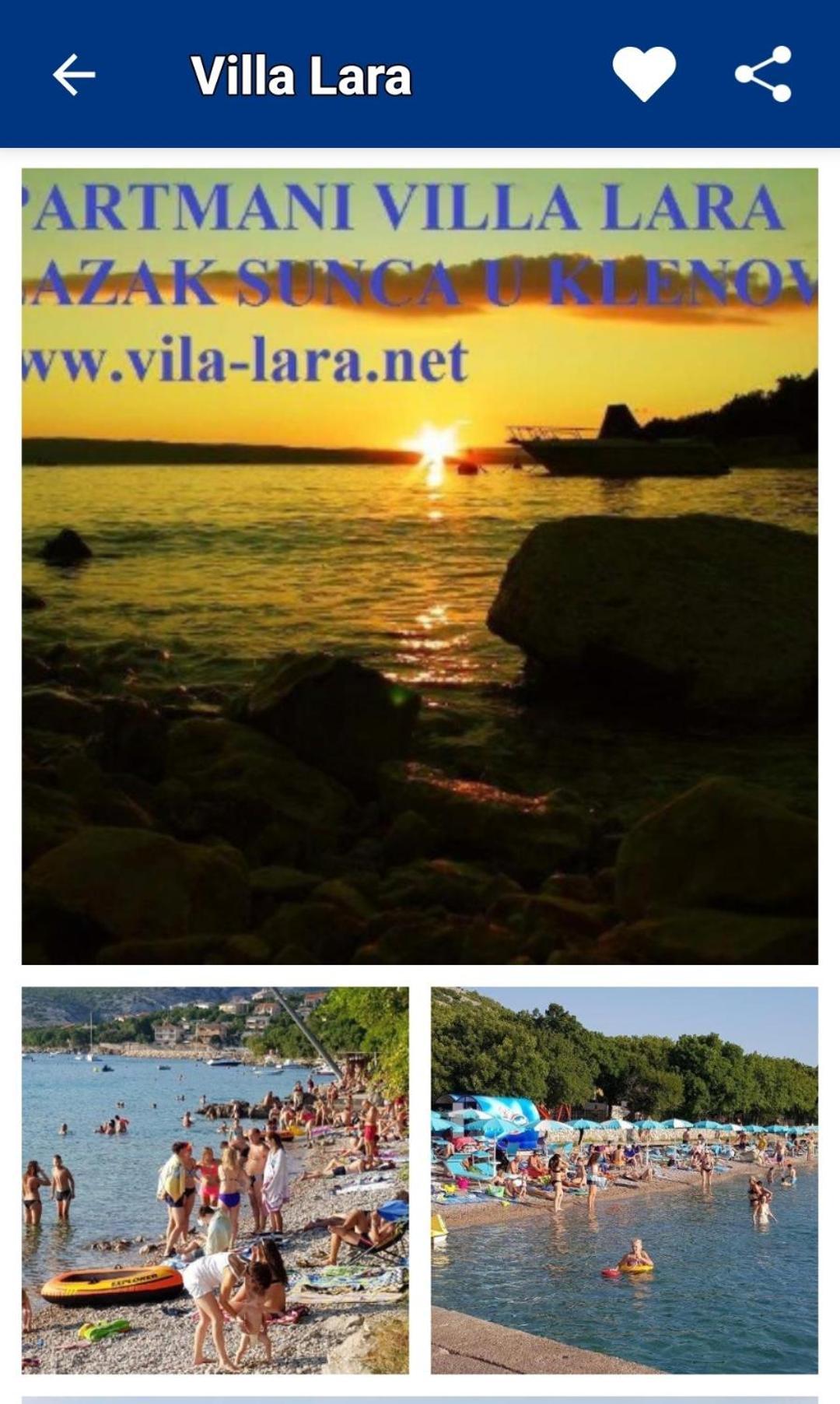 Villa Lara Klenovica Ngoại thất bức ảnh